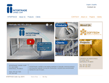 Tablet Screenshot of intertradecaribe.com